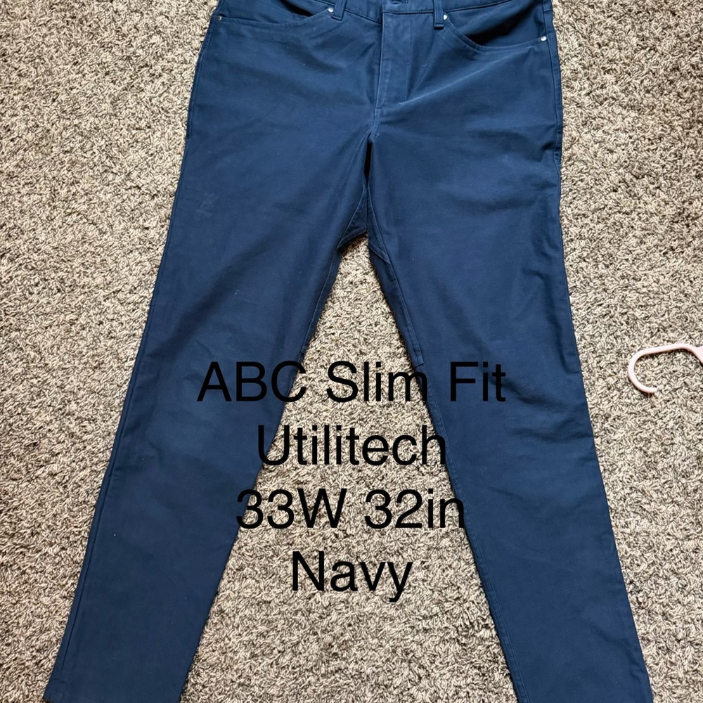 Lululemon Athletica ABC Utilitech Navy Pants